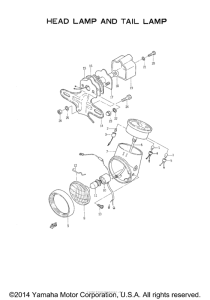 MG1T Head lamp - tail lamp