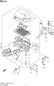 AN400Z (ABS) Воздушный фильтр