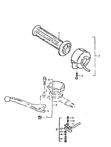 GT250 Right handle switch