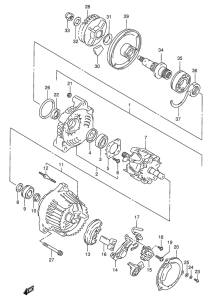 GSX-R1100 Альтернатор