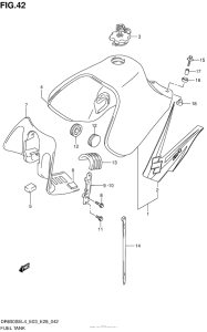  Fuel Tank (Dr650Sel4 E03)