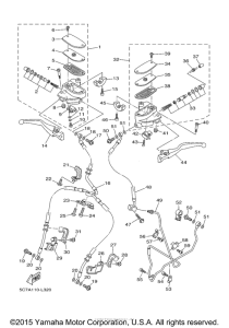 XV1900CU Главный тормозной цилиндр