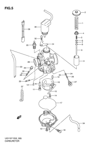 UG110 Carburetor assy