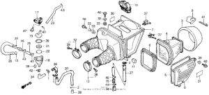 XL250R Воздушный фильтр