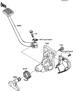 ZG1200 Педаль тормоза