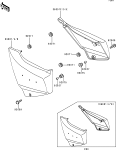 ZG1200 Боковые обтекатели