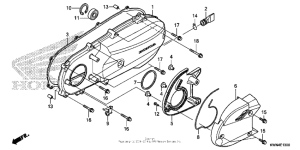 PCX125 Облицовка левая сторона