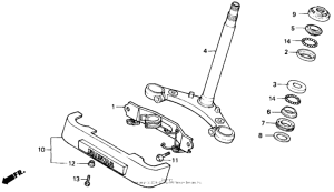 GB500 Траверса нижняя