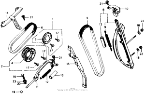 CB750 Cam chain + tensioner
