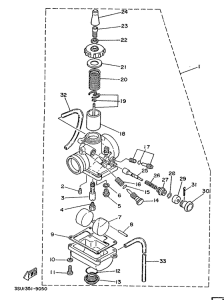 TY125 Карбюратор