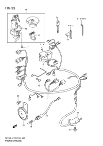 GZ250 Жгут проводов