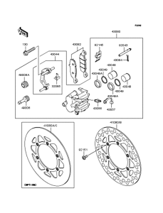  Передний тормоз