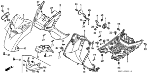 SFX50SMM Front fender / step floor