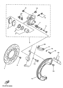  Передний тормоз