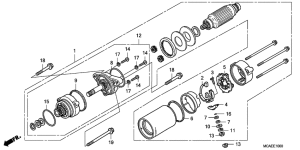 GL1800 (ABS) Стартер