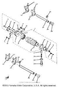 XS400SG Копирный вал