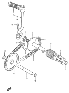 RC50 Ножной стартер