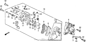 CBX Передний суппорт