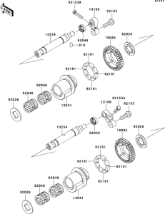 ZG1400 Валансирный вал