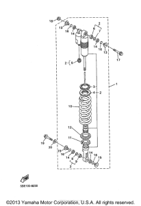 WR400FK Задняя подвеска