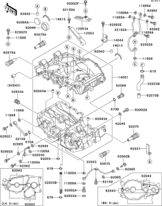 EX500 Crankcase(1 / 2)