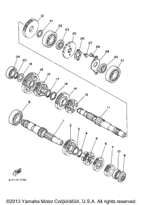 TW200M Трансмиссия