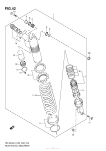 RM-Z450 Rear Shock Absorber (Rm-Z450L3 E03)