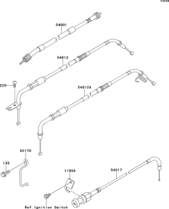 VN1500 Тросы управления