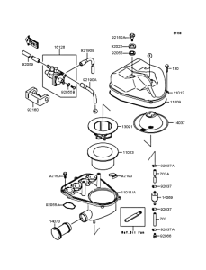 ZX250 Воздушный фильтр