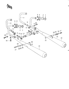 KZ1000 Глушитель