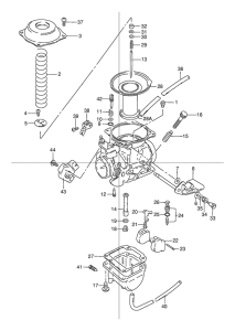 TU125 Carburetor assy