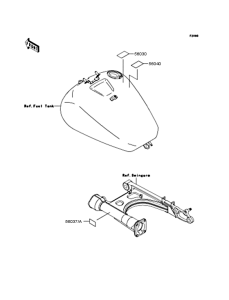 VN1500 Наклейки