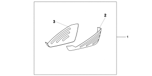 XL1000V (ABS) Pannier scuff pad set b