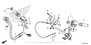 VT1300CR Handle Switch + Cable