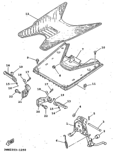 CR50Z Stand. footrest