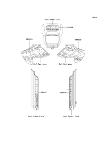 KLX250 Decals(green)