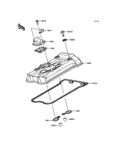 ER650 Крышка головки цилиндров