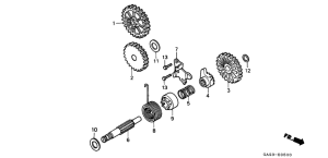 NSR75 Кик стартер