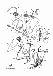  Топливный бак