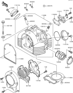 BJ250 Головка цилиндров