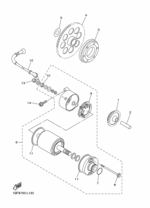 XVS650 Муфта стартера