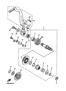WR400F Стартер