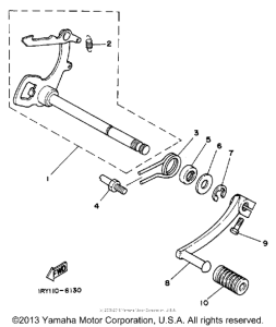 BW80U Вал переключения