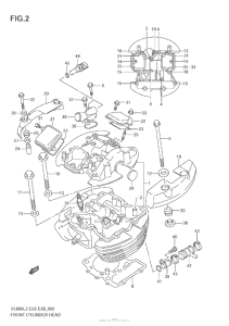 VZ800 Front Cylinder Head (Vl800  E03)
