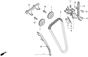 CB750 Цепь ГРМ