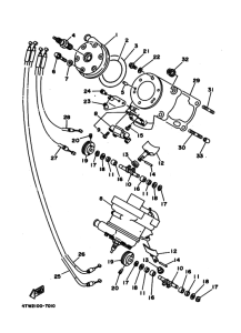 TZ250 Головка цилиндров