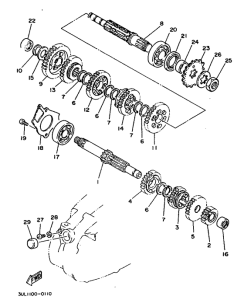 RT100H Трансмиссия