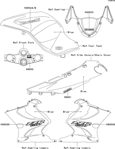 ZX1200 Decals(blue)(cn)(c2)