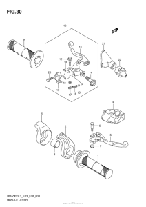 RM-Z450 Рулевые переключатели