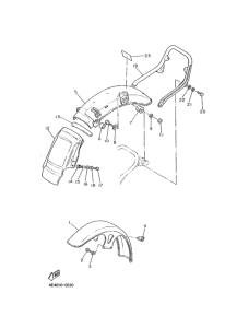 XS650 ﾌﾛﾝﾄﾌｴﾝﾀﾞ. ﾘﾔﾌｴﾝﾀﾞ